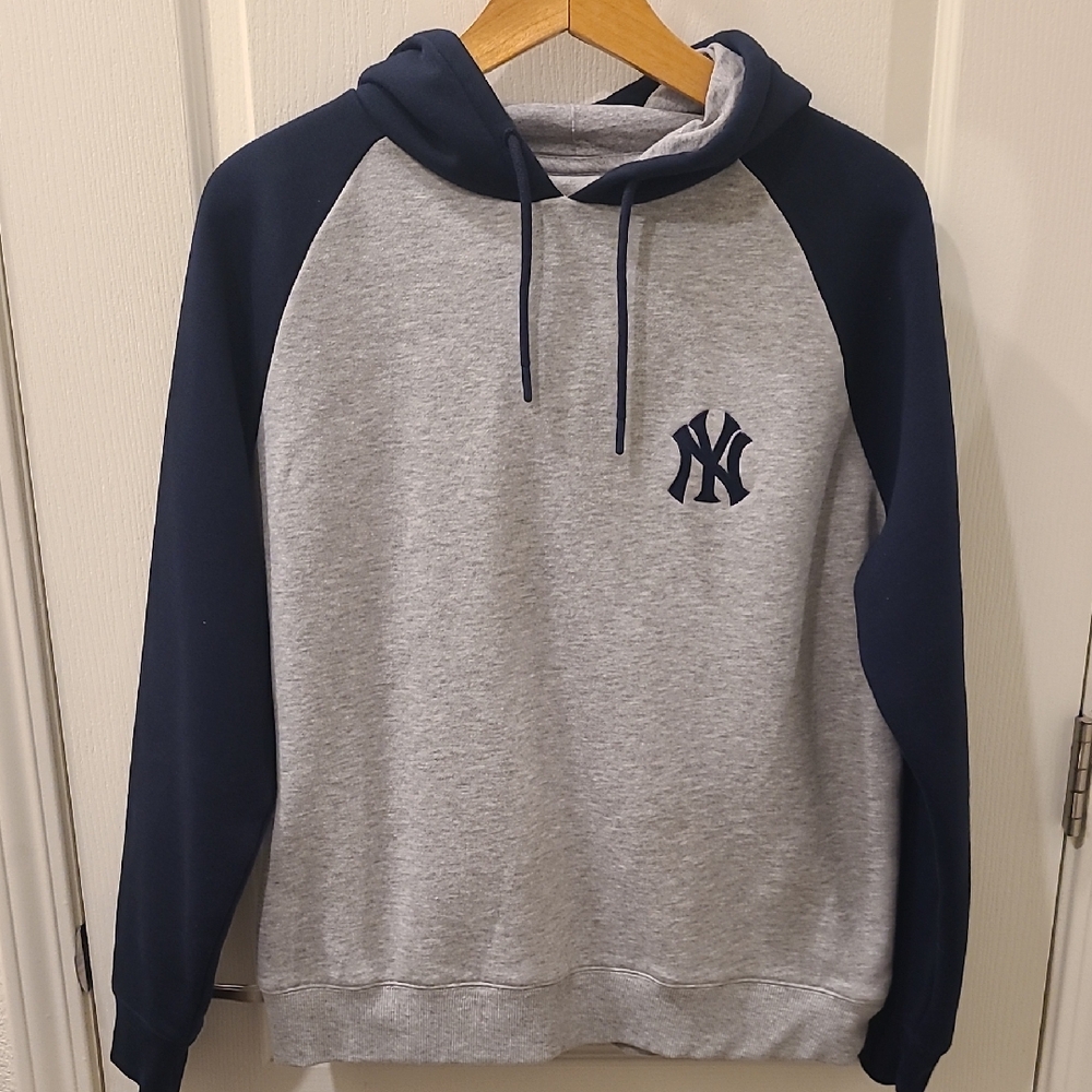 Gray and Navy Hoodie